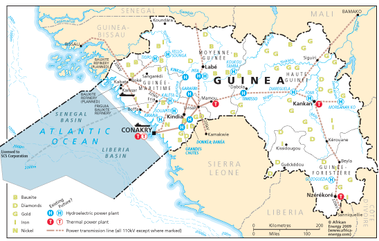 Guinea national optical fiber backbone network is completed