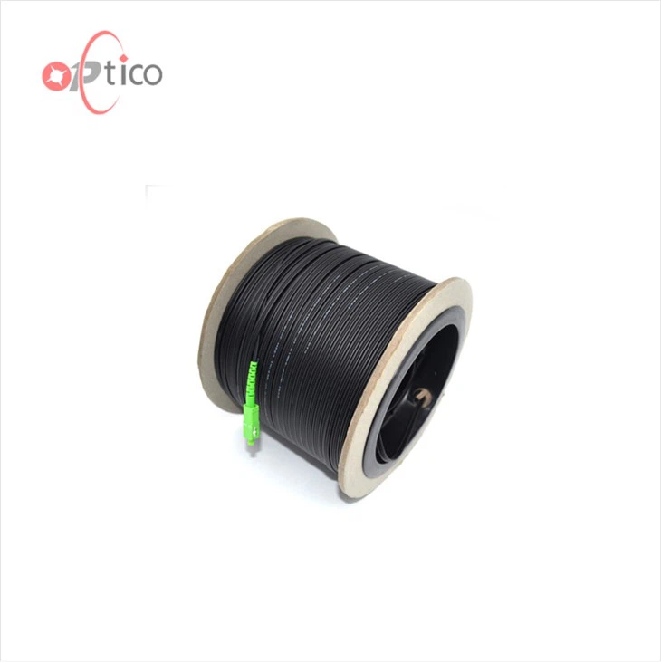 สายเคเบิลหล่น SC APC กลางแจ้ง 1F FTTH