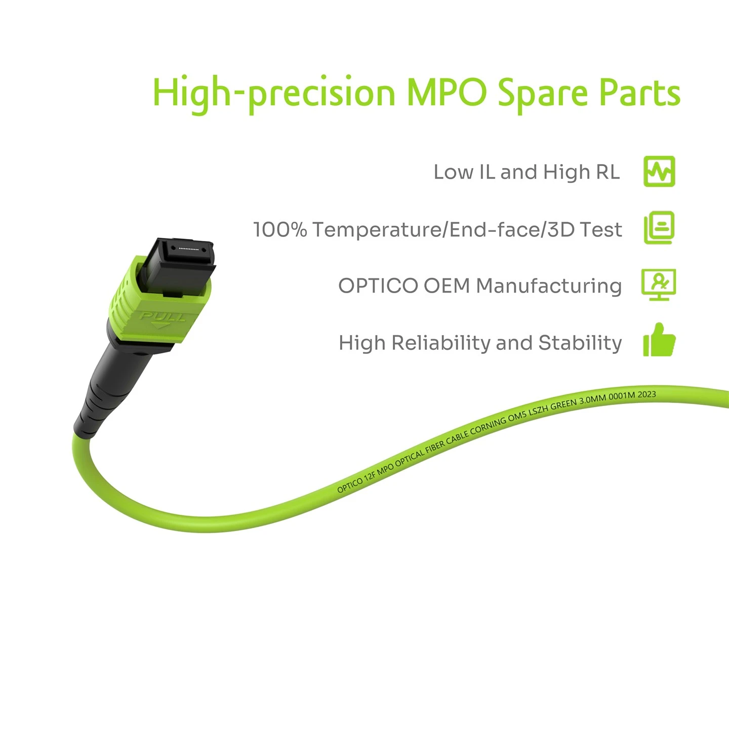 MTP-LC Fiber Optic Fanout Patch Cord 12 Cores MTP-LC Fiber Optic Fanout Patch Cord 12 Cores