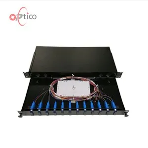 แผงแพทช์ลิ้นชัก 1U 24FO FDB 19 นิ้ว